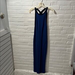 Rag & Bone Blue Halter Sheath Dress